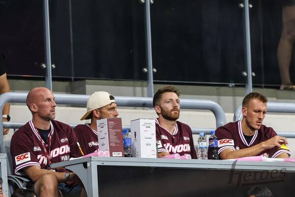 고척 스카이돔을 방문한 EPL 뉴캐슬 유나이티드 선수들. (사진=키움 히어로즈)