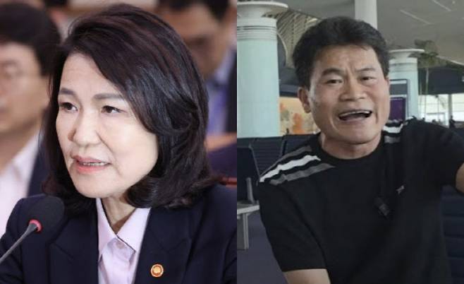 이진숙 방송통신위원장과 전 한국사 강사 전한길 씨. (사진=연합뉴스, 유튜브 캡처)