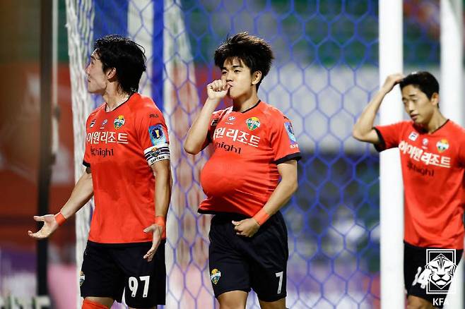 김대원(강원). 사진=대한축구협회