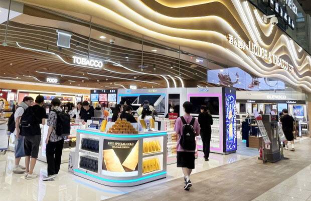 인천공항 신라면세점 전경.(사진=호텔신라)