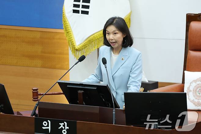 최호정 서울시의회 의장. 2025.4.30/뉴스1 ⓒ News1 신웅수 기자