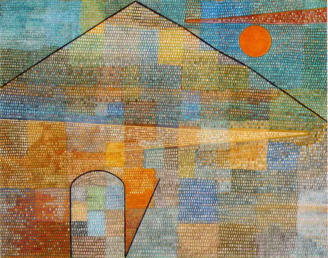파울 클레 ‘파르나소스 산으로’. 1932년. 캔버스에 유화.  100 x 126cm.  베른 국립미술관 소장.