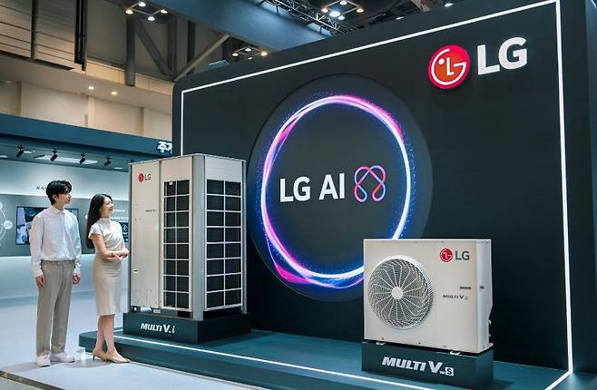 LG전자 시스템에어컨 멀티브이 아이(Multi V i)와 멀티브이 에스(Multi V S). LG전자 제공