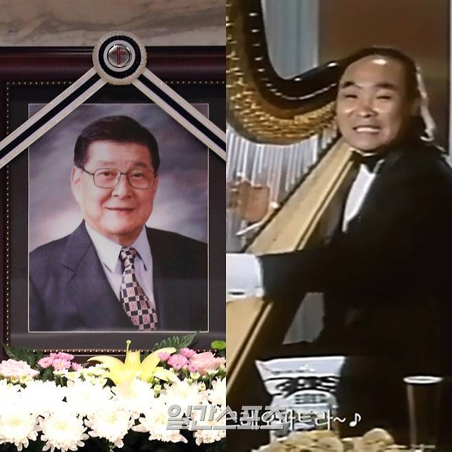 왼쪽부터 故구봉서, 이주일.