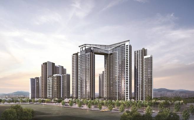 경기도 과천시 주암동 '디에이치 아델스타' 투시도. 사진=현대건설