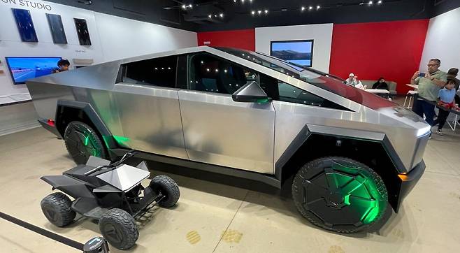 테슬라의 사이버트럭. 사진=연합뉴스