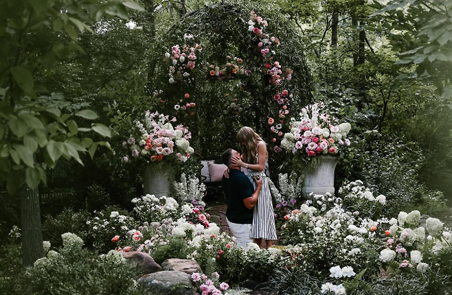 테일러 스위프트·트래비스 켈시가 26일 로맨틱한 사진으로 약혼 사실을 알렸다. SNS 캡처