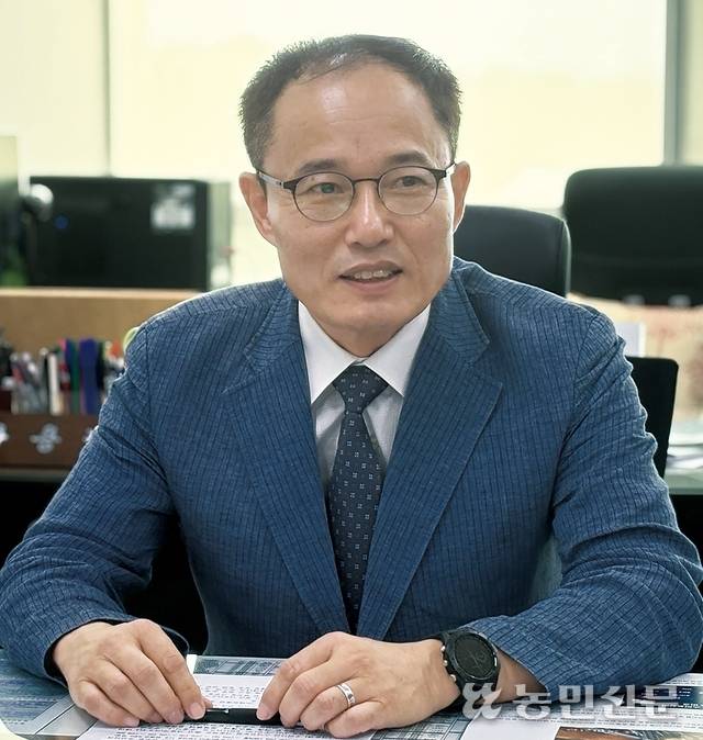 안용덕 농림축산식품부 축산정책관이 국내 스마트축산이 나아가야 할 방향에 대해 설명하고 있다.