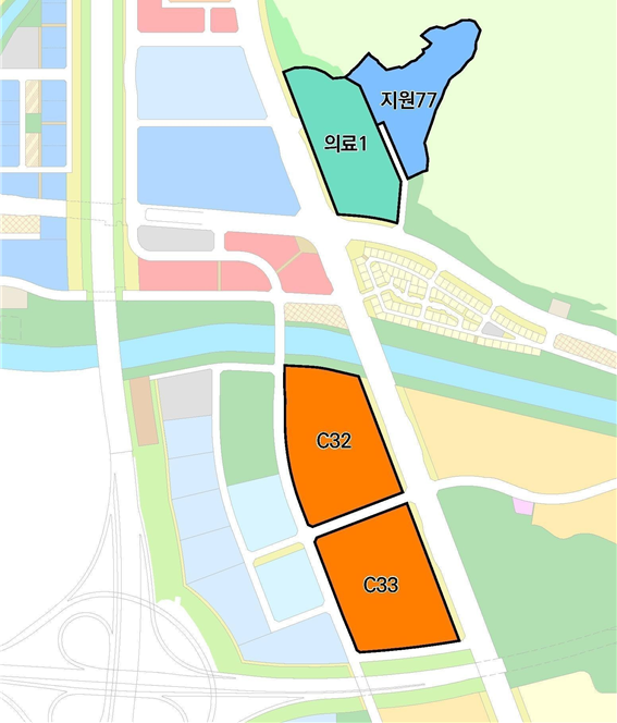 화성특례시 동탄2신도시 종합병원 유치 예정 부지. 사진=화성특례시