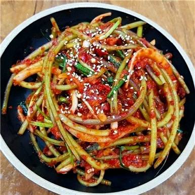 고구마순 김치.사진=농촌진흥청