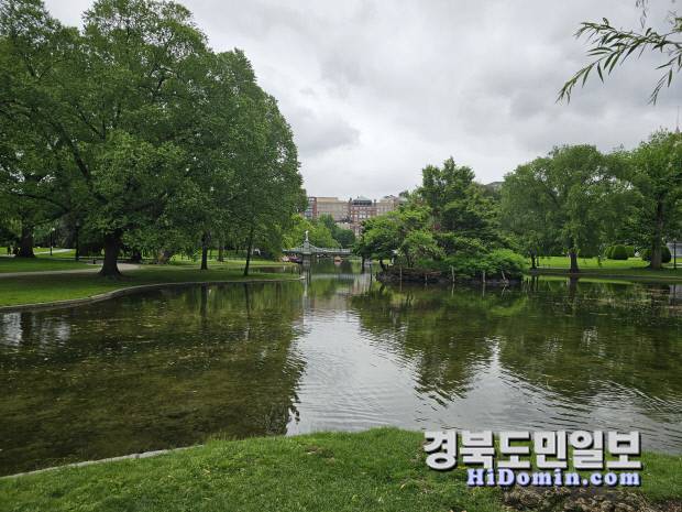 미국 최초 공공공원인 보스턴 커먼공원.