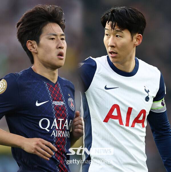 파리 생제르맹(PSG) 이강인, 토트넘 홋스퍼 시절 손흥민. /사진=게티이미지코리아