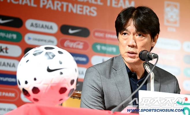 25일 서울 신문로 축구회관에서 홍명보 축구대표팀 감독이 9월 A매치 2연전 소집 명단을 발표했다. 질문에 답하는 홍명보 감독의 모습. 허상욱 기자wook@sportschosun.com/2025.08.25/