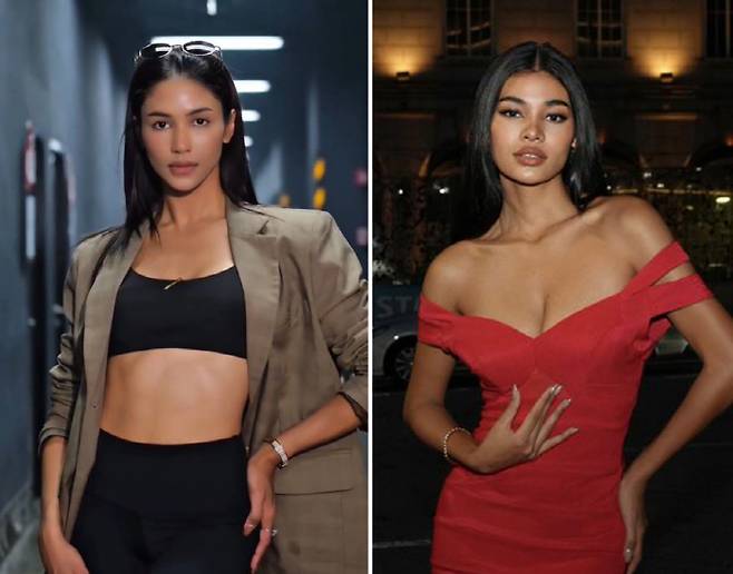 준우승에 오른 프라웬니치 루앙텅(왼쪽)과 3위를 차지한 나루몬 핌팍디. 사진출처=인스타그램