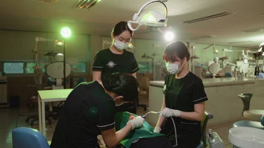 대전보건대학교 치위생학과 실습 모습. 대전보건대 제공
