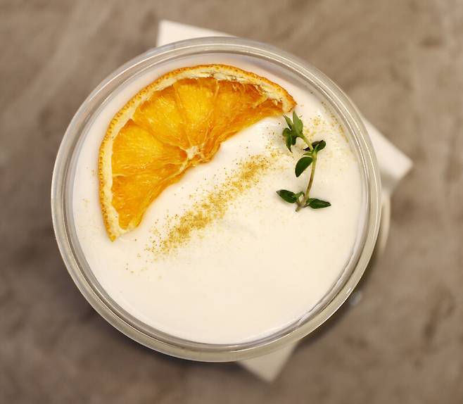 ‘마리안느와 마가렛 나눔연수원’에서 파는 유자 음료. 박미향 기자