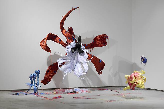 Installation view of Woo Han-nah's solo exhibition "Poomse" at G Gallery (G Gallery)