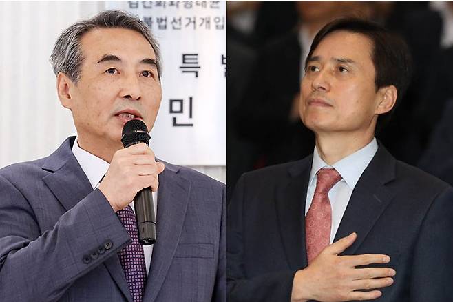 민중기 김건희 특검(왼쪽), 조은석 내란 특검. 연합뉴스