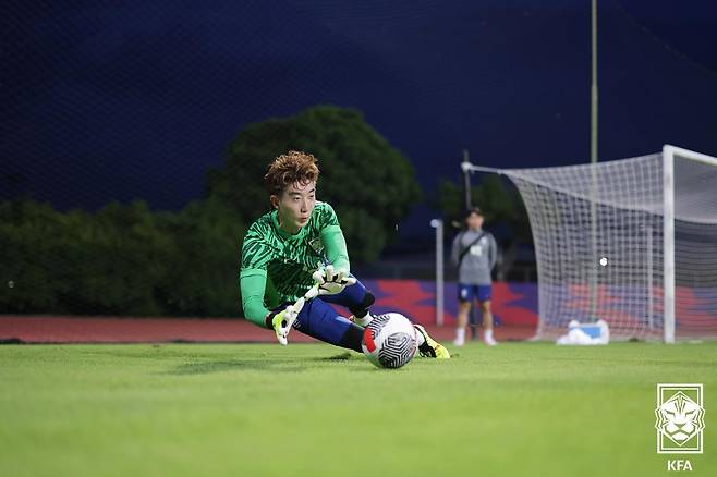 축구 대표팀 골키퍼 조현우. /사진=대한축구협회 제공