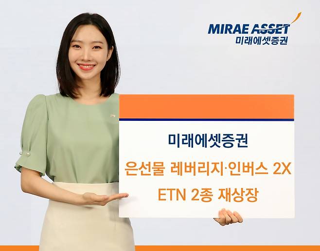 미래에셋, 은선물 레버리지·인버스 2X ETN 2종 재상장 [미래에셋증권 제공. 재판매 및 DB 금지]