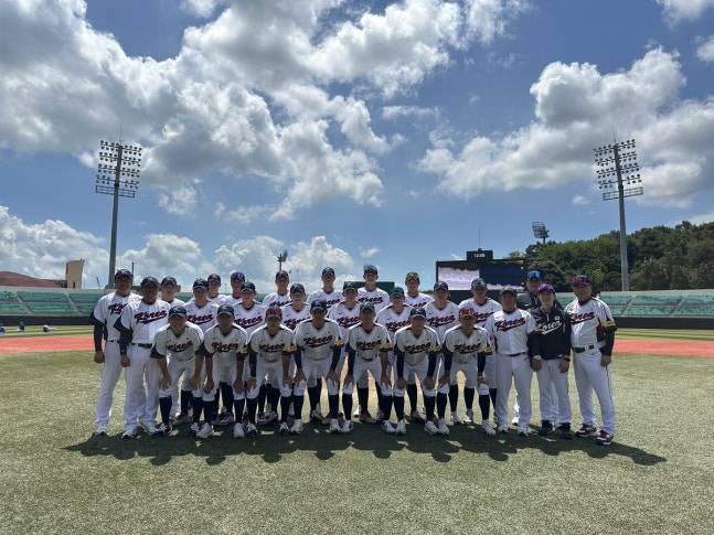 세계청소년선수권 대회를 앞두고 훈련 중인 U-18 대표팀. 대한야구소프트볼협회 제공