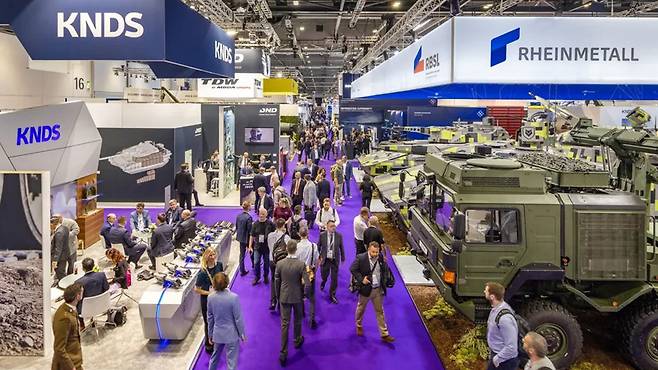 2년마다 열리는 영국 런던 DSEI 전시회 [연합뉴스/DSEI 사이트 캡처]