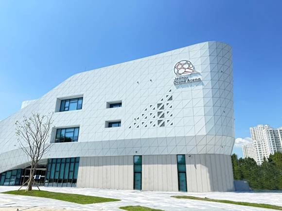 드론축구월드컵이 펼쳐질 전주국제드론스포츠센터 [사진=전주시 ]