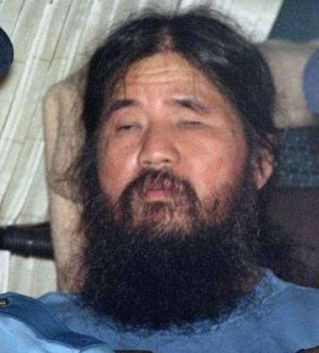 옴진리교 교주 아사하라 쇼코. [연합]