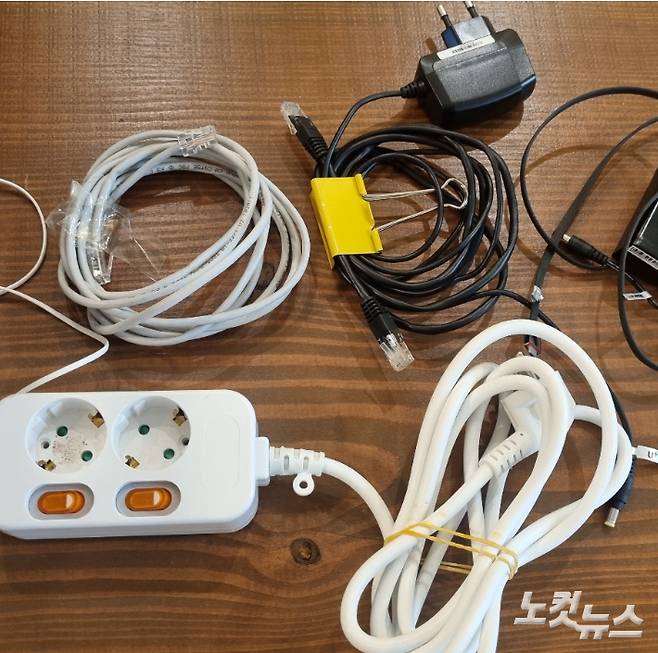 재활용 될 수 있는 폐전선들. 박사라 기자