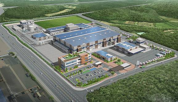 GS건설의 배터리 재활용 자회사인 에너지머티리얼즈 포항 공장 조감도. 제공=에너지머티리얼즈