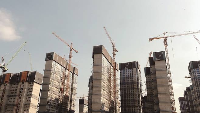 아파트 단지 건설현장. [사진=뉴시스]