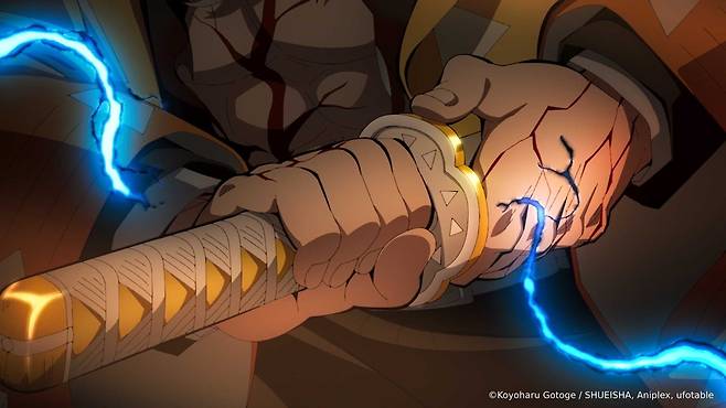 영화 '극장판 귀멸의 칼날: 무한성편' 속 한 장면 [애니맥스브로드캐스팅코리아 제공. 재판매 및 DB 금지]