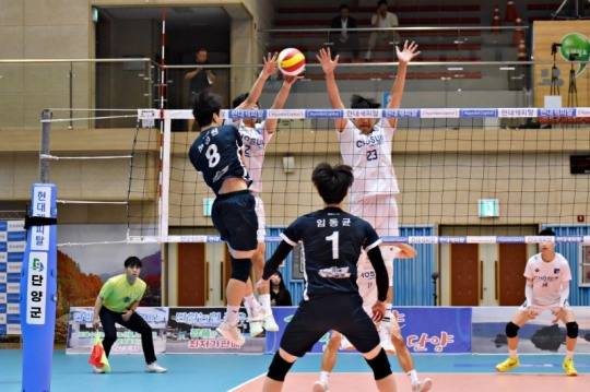 2025 현대캐피탈 전국대학배구 단양대회 결승 한양대-조선대전 [한국대학배구연맹 기자단 제공]