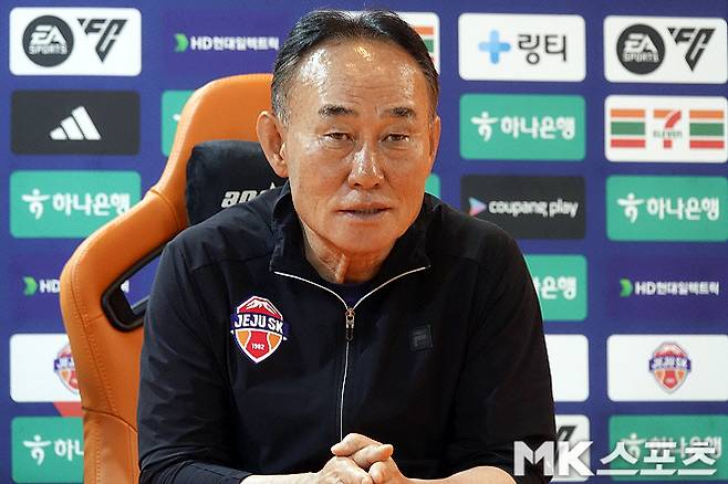 제주 SK 김학범 감독. 사진=이근승 기자