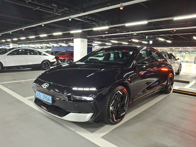 아이오닉 6 차량 외관 [김성우 기자]