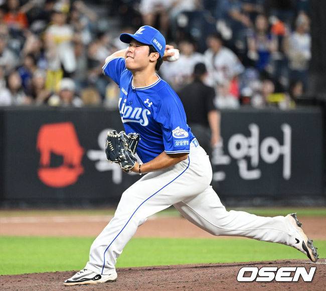 [OSEN=이대선 기자] 퓨처스올스타 삼성 정민성 2025.07.11 /sunday@osen.co.kr