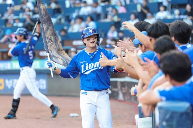 삼성 라이온즈의 박승규. 삼성 제공