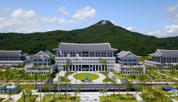 경북도청 전경.