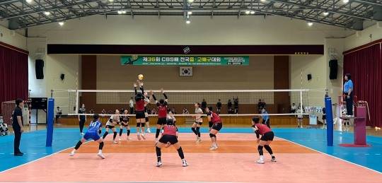 31일 부평여중-잠실여중 경기 [한국중고배구연맹 제공]