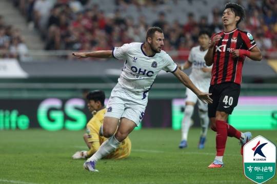 선제골 따낸 FC안양. 사진[연합뉴스]