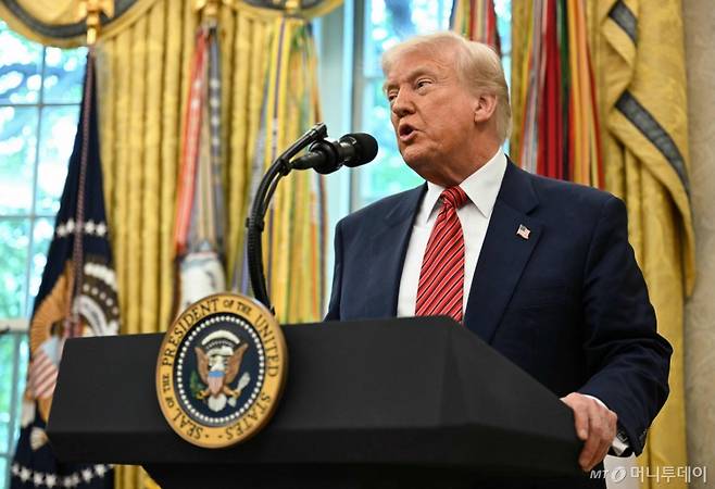 도널드 트럼프 미국 대통령/AFPBBNews=뉴스1 /사진=(워싱턴 AFP=뉴스1) 우동명 기자