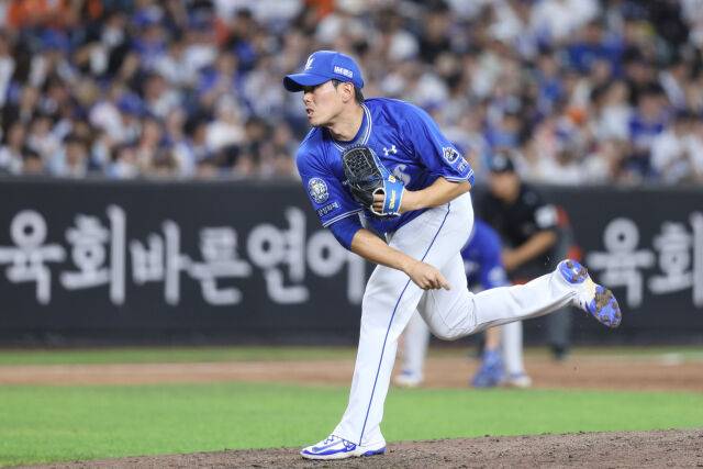 삼성 라이온즈 김재윤./삼성 라이온즈