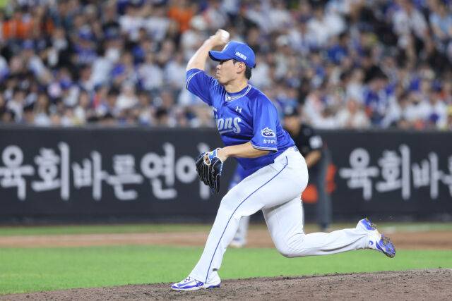 삼성 라이온즈 김재윤./삼성 라이온즈