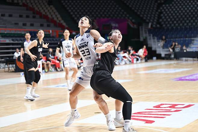 [서울=뉴시스] 여자프로농구 아산 우리은행의 김단비. (사진=WKBL 제공) *재판매 및 DB 금지