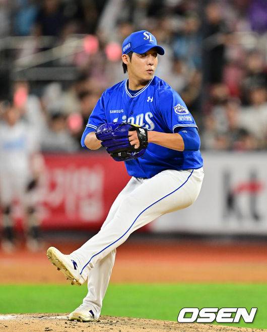 삼성 원태인. /OSEN DB