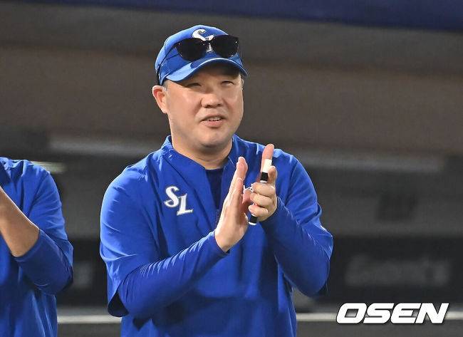 삼성 박진만 감독. /OSEN DB