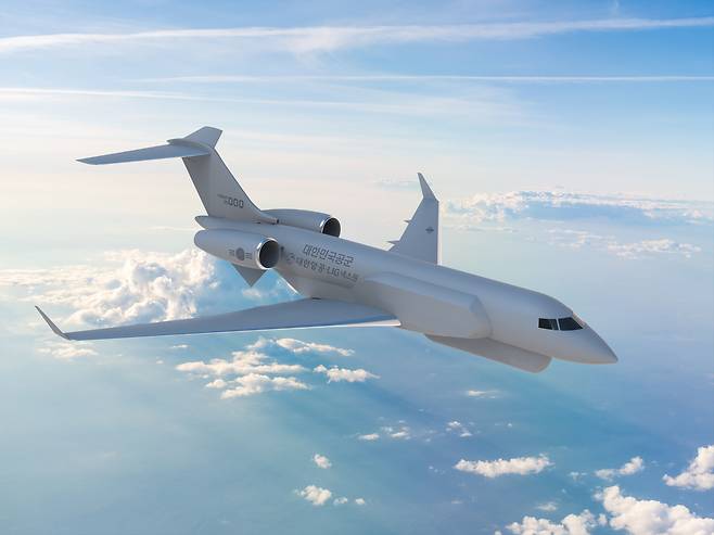 대한항공과 LIG넥스원이 구상하는 한국군 전자전기 상상도. 대한항공 제공