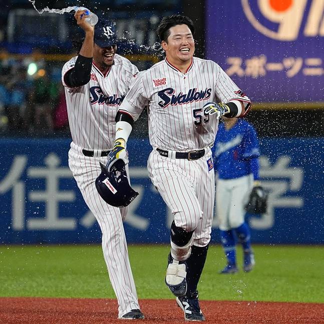 무라카미 무네타카. /사진=야쿠르트 스왈로스 공식 SNS 갈무리