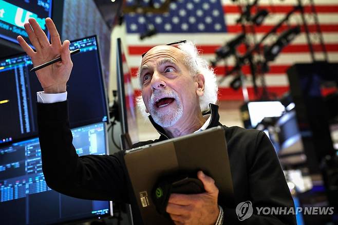 뉴욕 증권거래소(NYSE) 현장 연합뉴스 자료사진