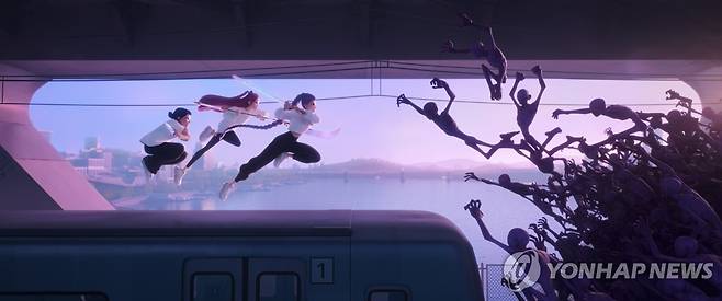 '케이팝 데몬 헌터스' 속 한 장면 [Netflix via AP 연합뉴스 자료사진. 재판매 및 DB 금지]